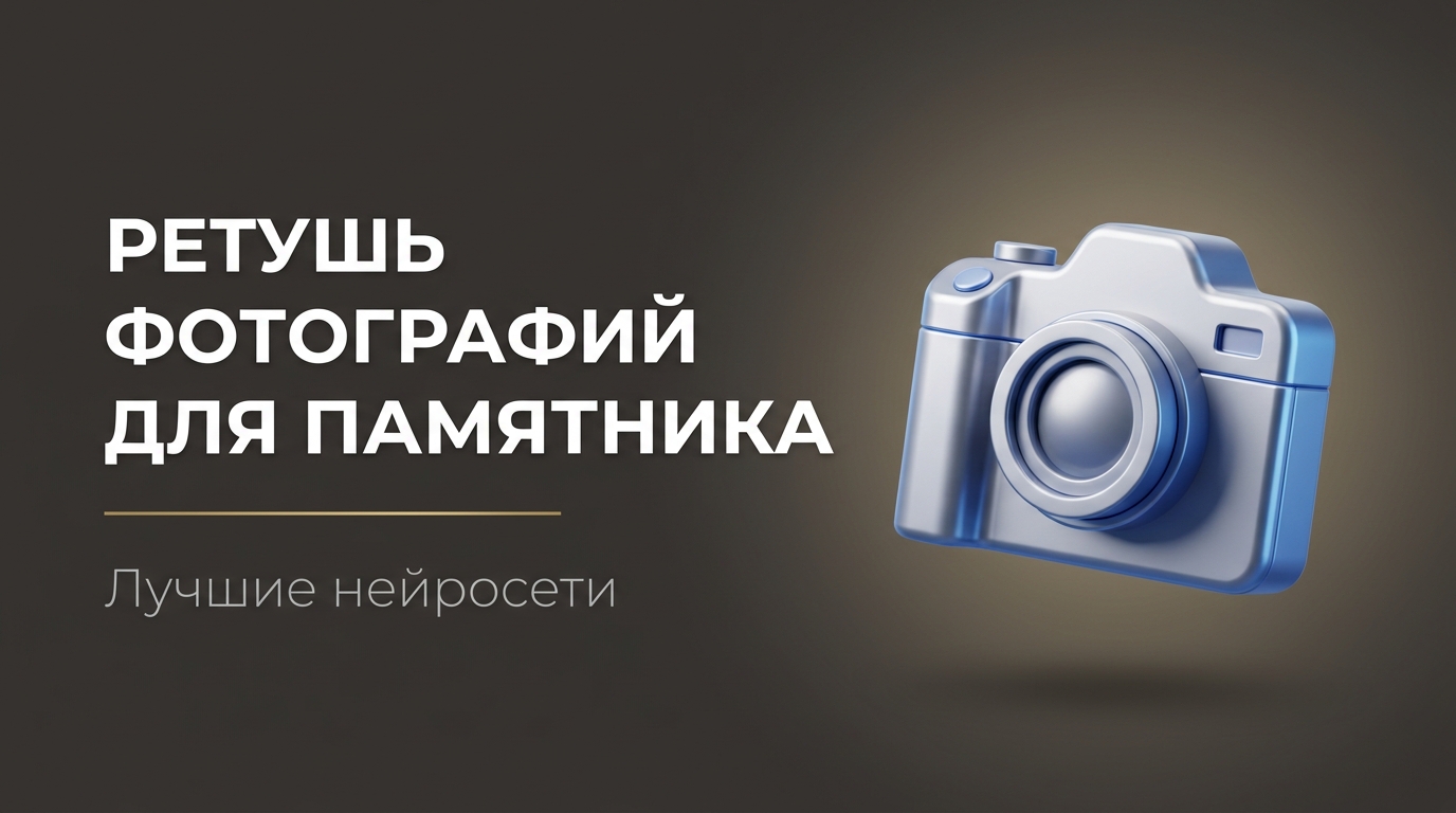 Нейросеть для ретуши фотографий на памятник