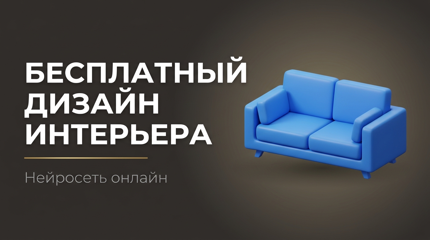 Нейросеть для создания дизайна интерьера онлайн бесплатно