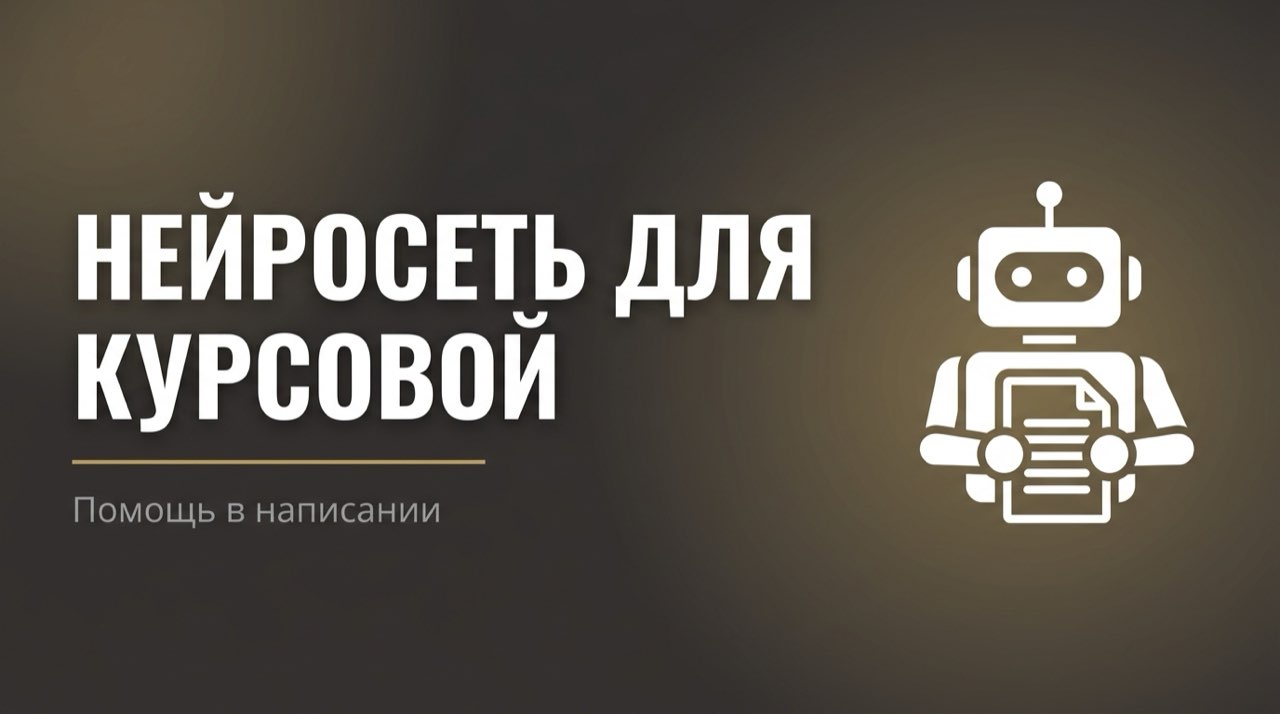 Нейросеть для создания курсовой работы