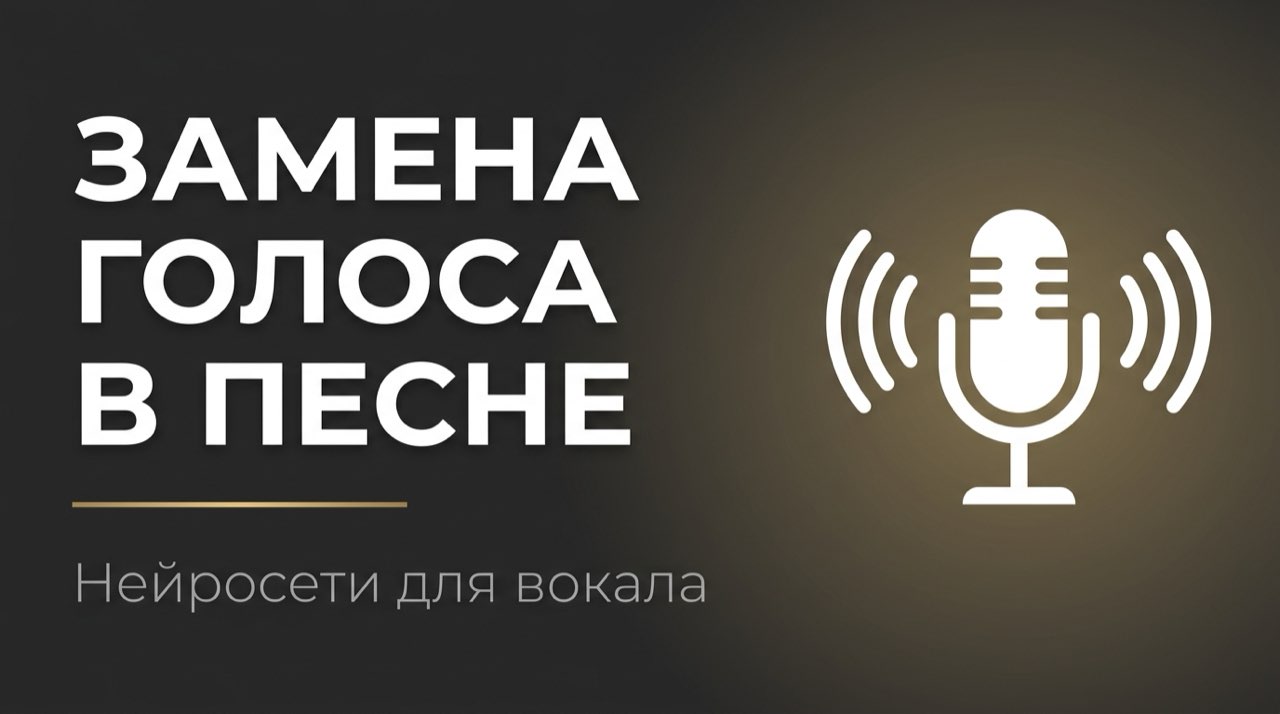Нейросеть для замены голоса в песне