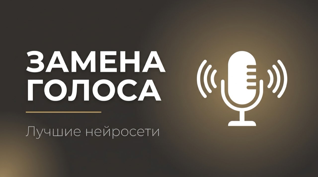 Нейросеть для замены голоса