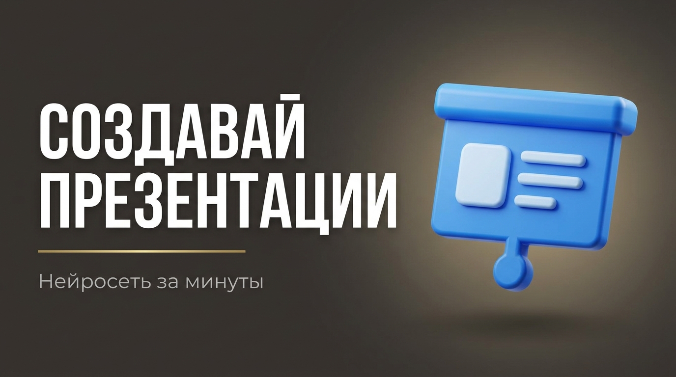 Нейросеть которая создает презентации