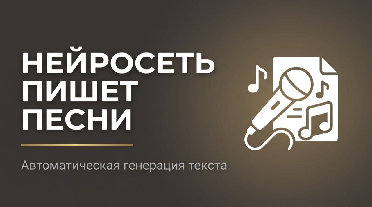 Нейросеть написать песню текст