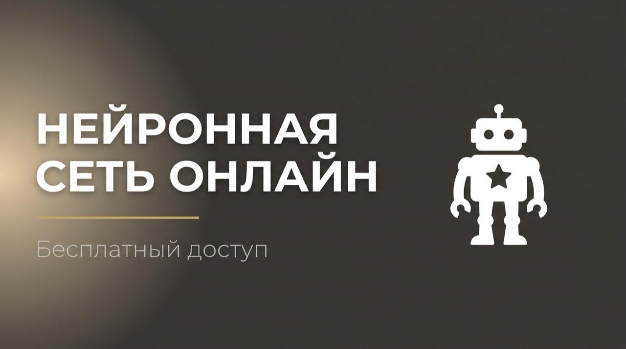 Нейросеть онлайн бесплатно