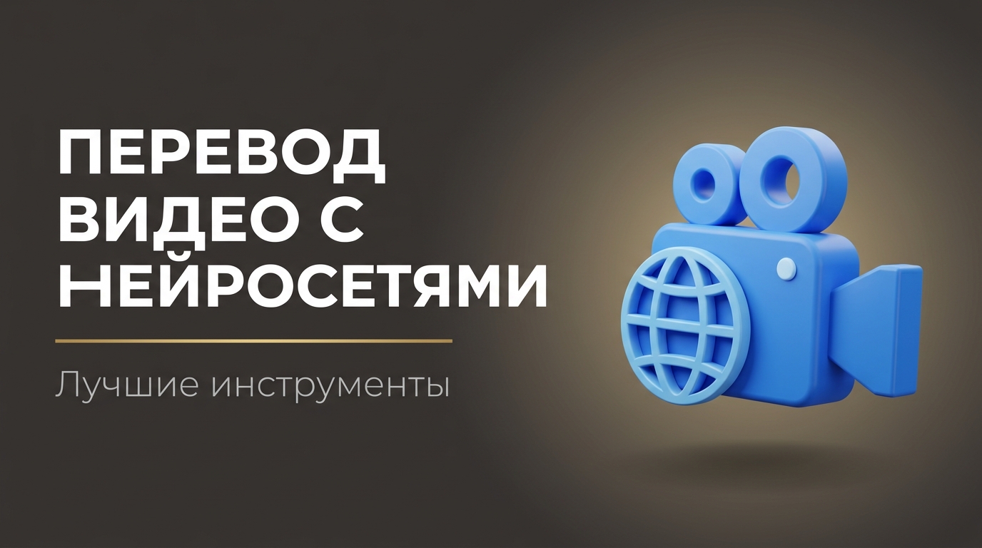 Нейросети для перевода видео на другой язык