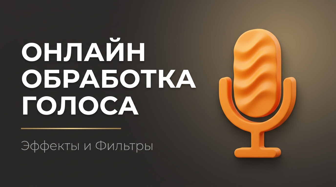 Обработка голоса онлайн с эффектами