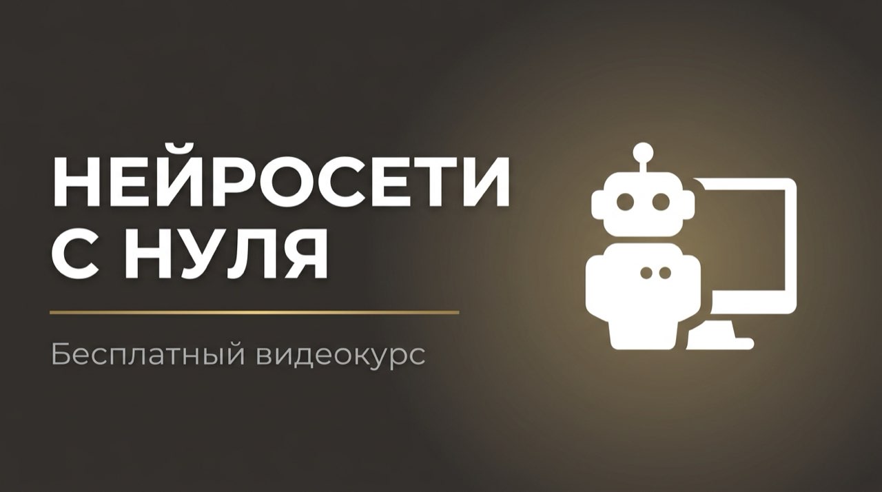 Обучение работе с нейросетями бесплатный видео курс