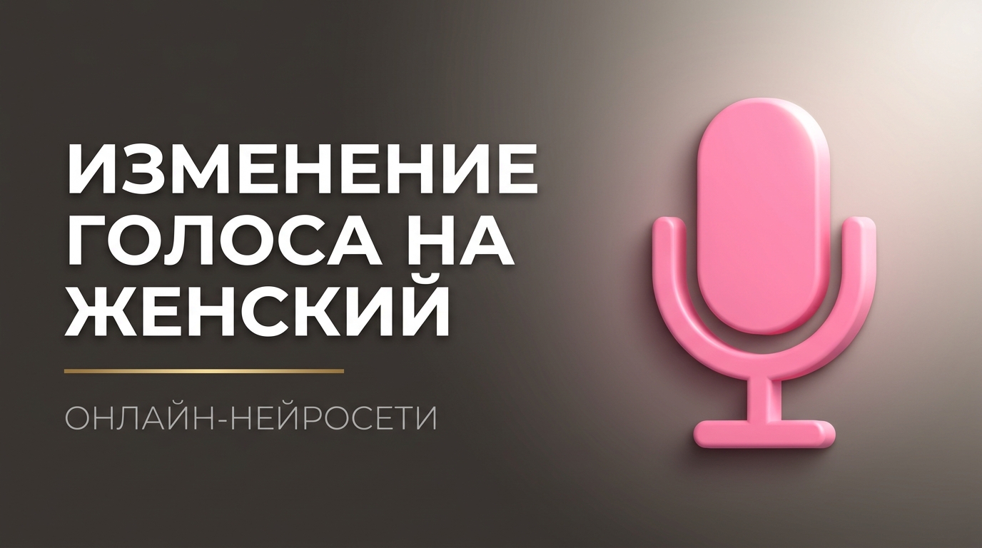 Онлайн изменить голос на женский