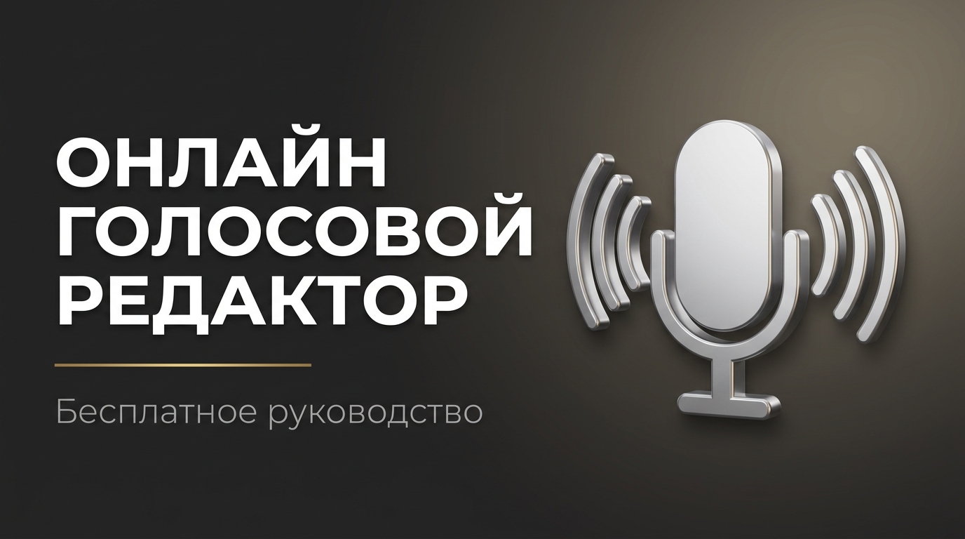 Онлайн редактор голоса