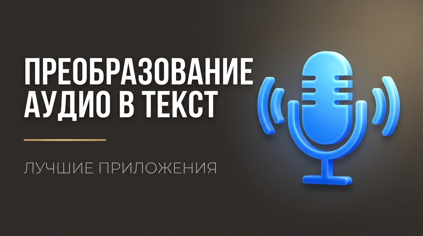 Перевод аудио в текст приложение