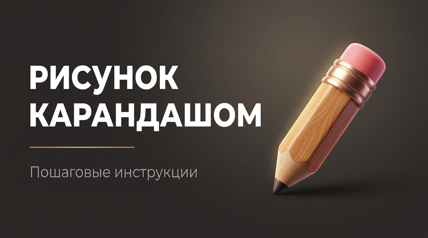 Рисование карандашом для начинающих поэтапно