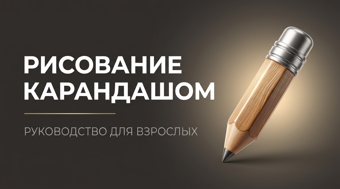 Рисование карандашом для начинающих взрослых