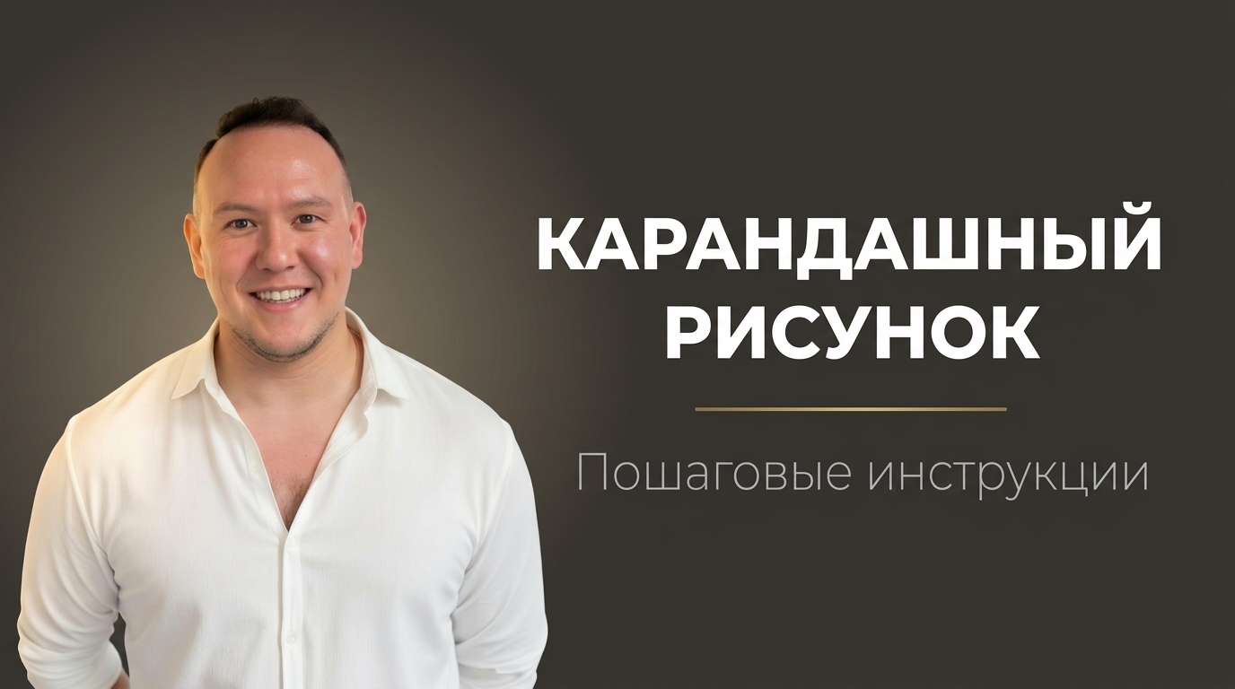 Рисовать легко карандашом