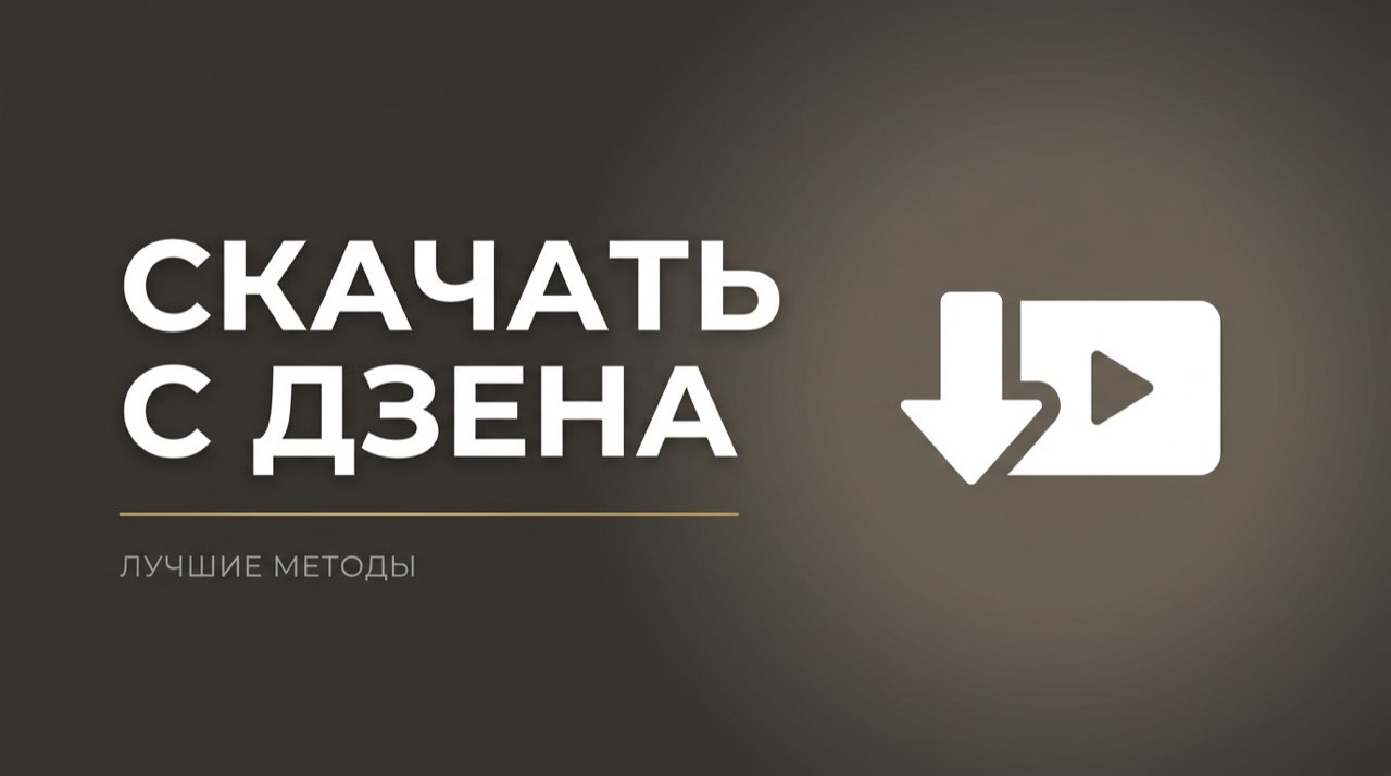 Скачать видео с сайта дзен