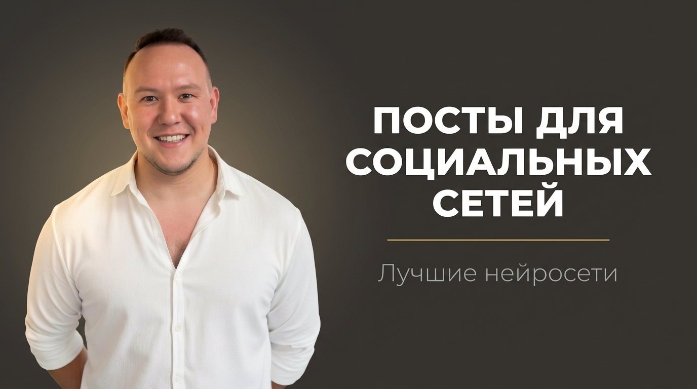 Создание постов для соцсетей нейросеть
