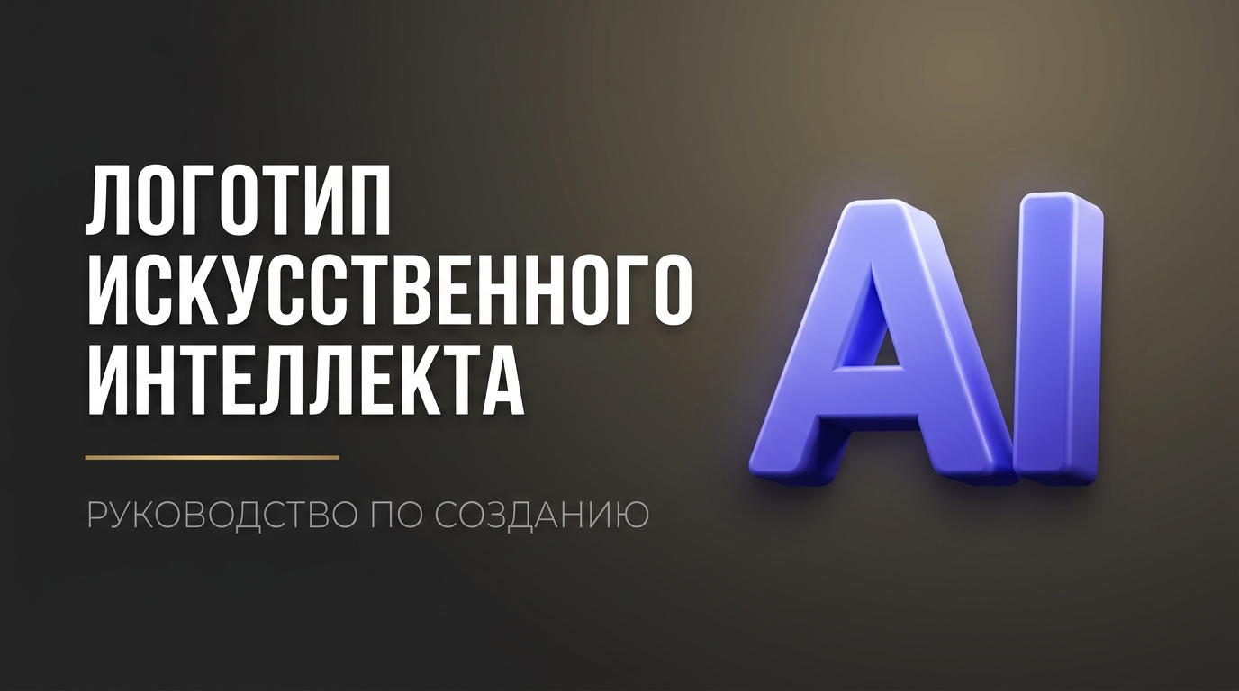 Создать логотип искусственный интеллект