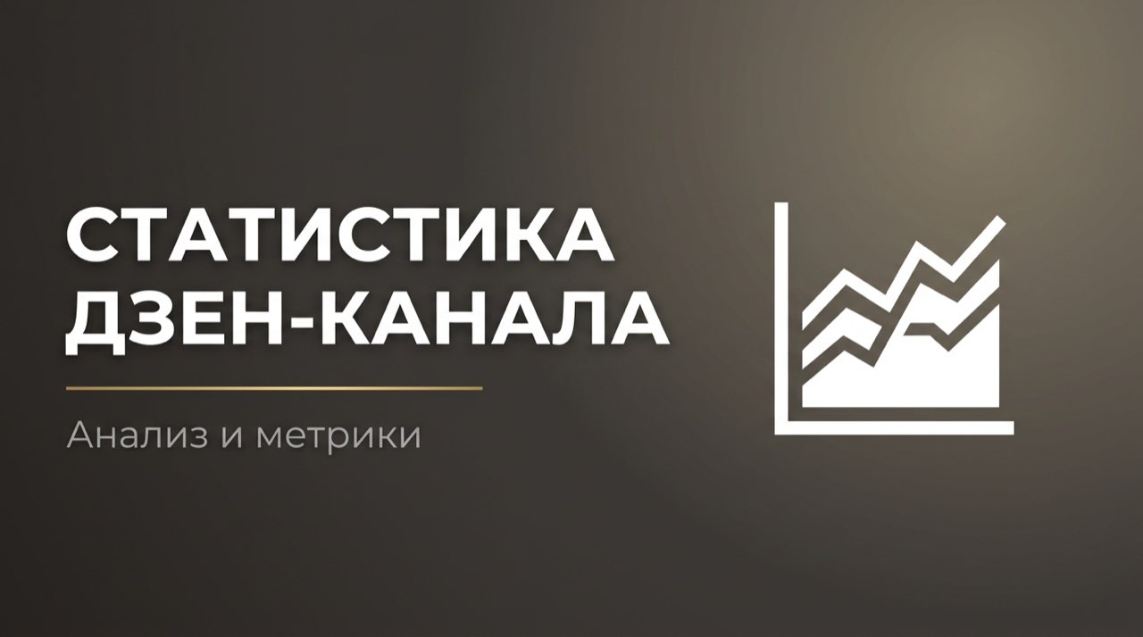 Статистика дзен каналов