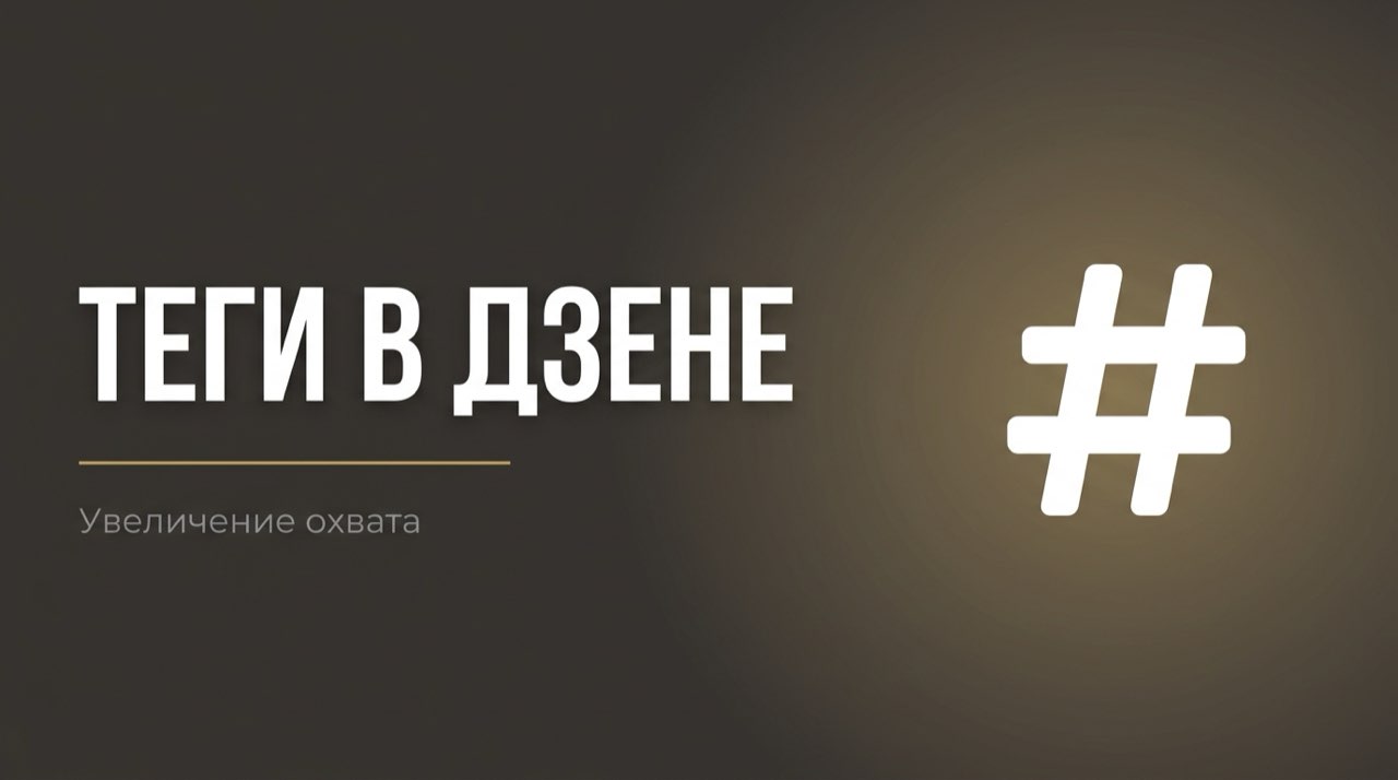 Теги в дзене