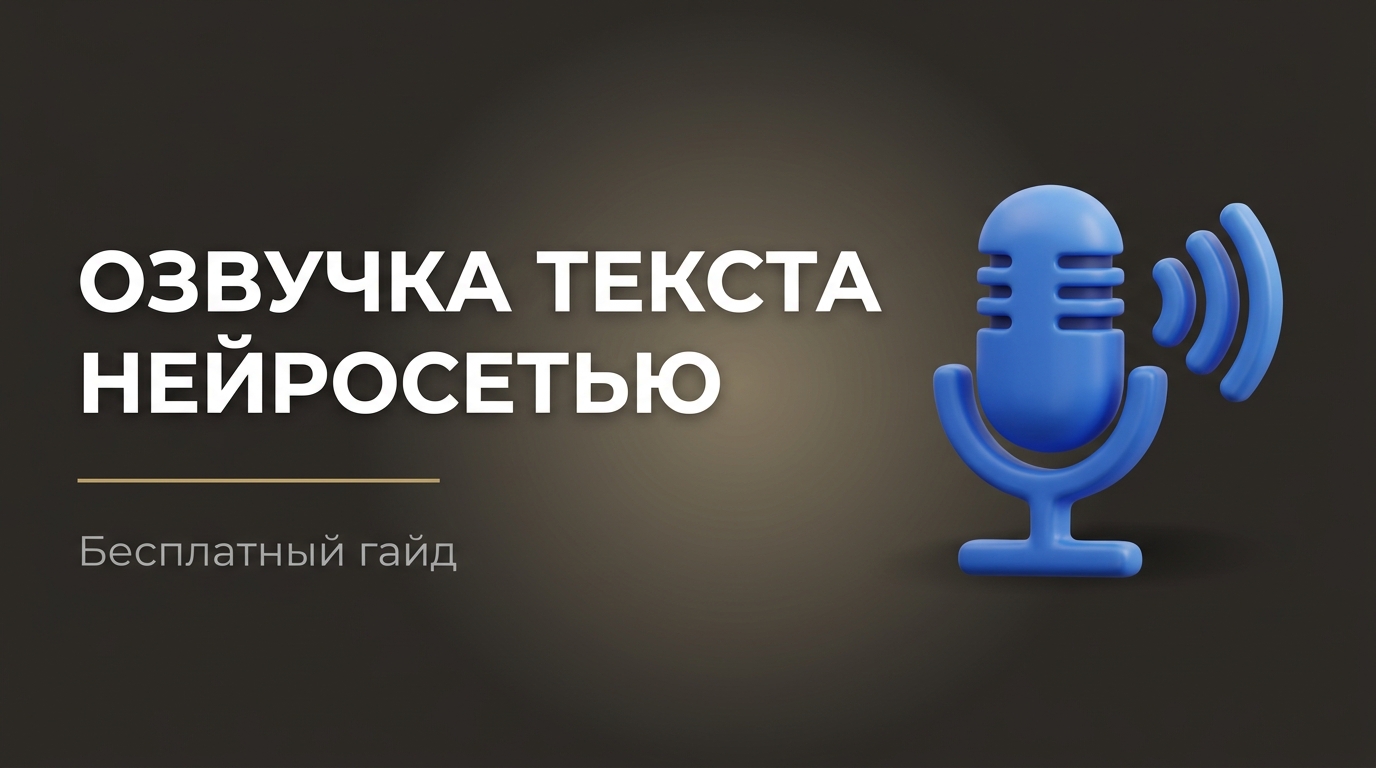 Текст в голос нейросеть бесплатно