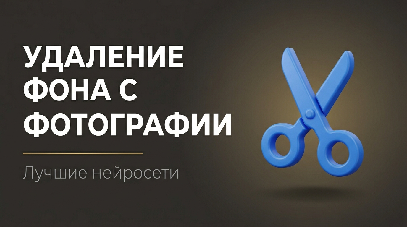 Убрать фон с фото нейросеть
