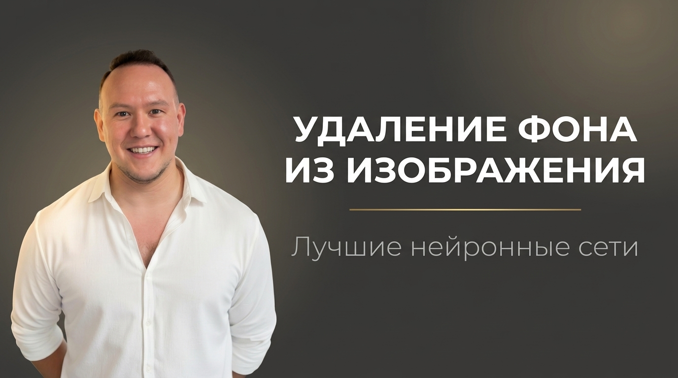 Убрать фон с картинки нейросеть