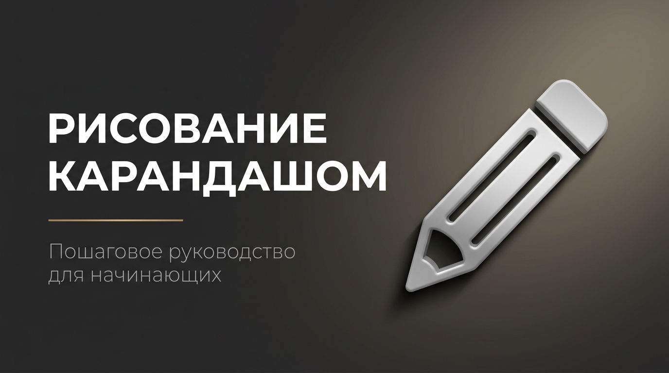 Учимся рисовать с нуля карандашом поэтапно для начинающих