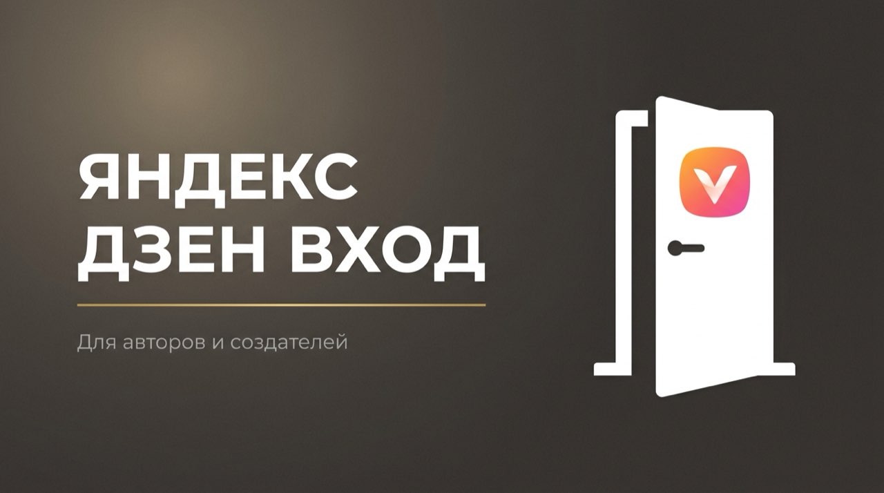 Яндекс дзен вход для авторов
