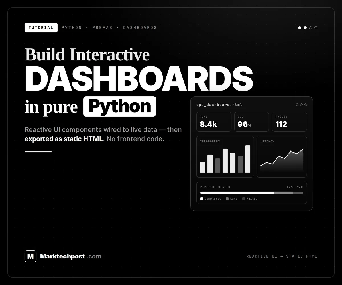 Дашборды на Python без фронтенда: Prefab собирает интерфейс из скрипта за 40 минут